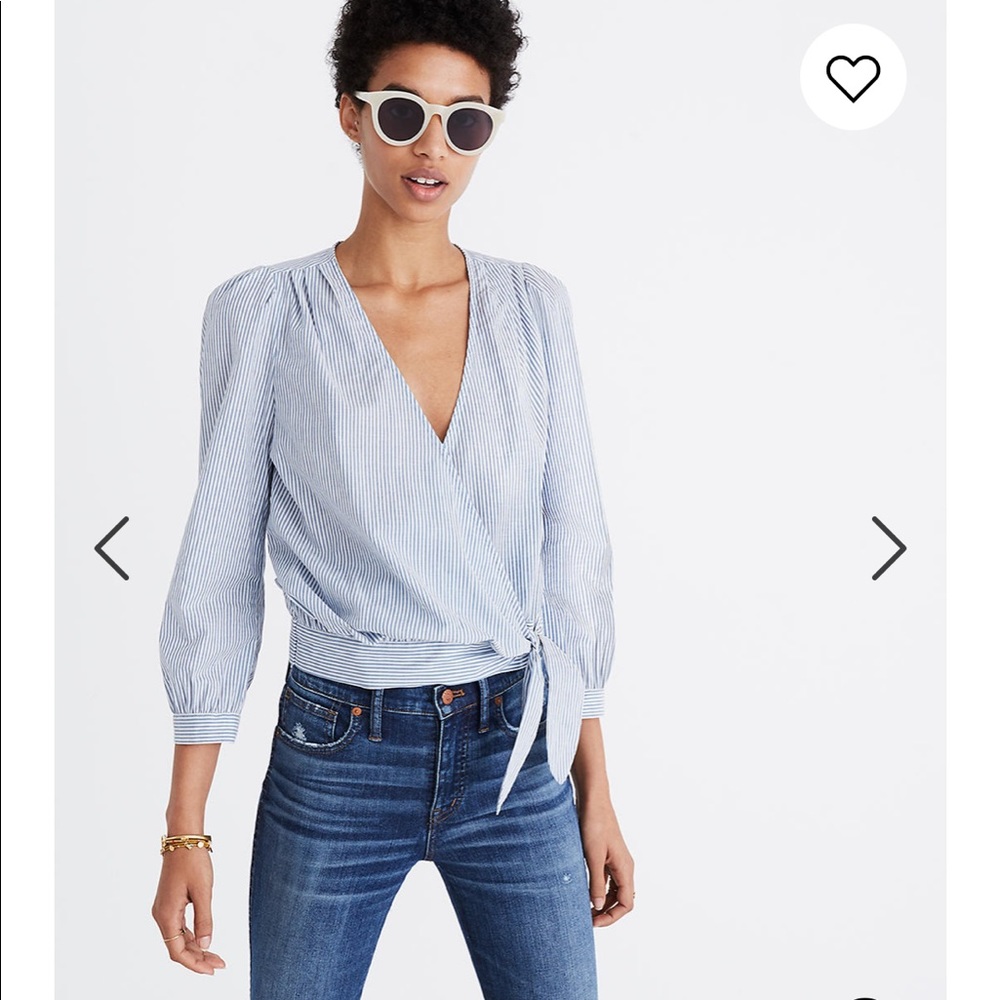 ✨🆕 Madewell Wrap Top